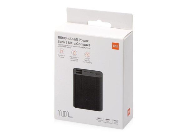 Внешний аккумулятор «Mi Power Bank 3 Ultra compact», 10000 мАч - Внешний аккумулятор «Mi Power Bank 3 Ultra compact», 10000 мАч