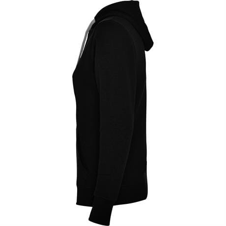 Толстовка URBAN WOMAN женская - Толстовка URBAN WOMAN женская, ЧЕРНЫЙ/ПЁСТРЫЙ СЕРЫЙ S