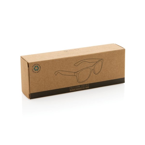 Солнцезащитные очки Cork из переработанного пластика, UV 400 - Солнцезащитные очки Cork из переработанного пластика, UV 400