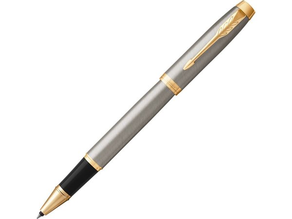 Ручка роллер Parker «IM Core Brushed Metal GT» - Ручка роллер Parker «IM Core Brushed Metal GT»