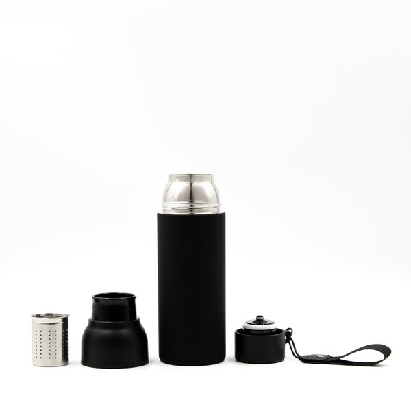 Термобутылка Button Black - Термобутылка Button Black (черный)