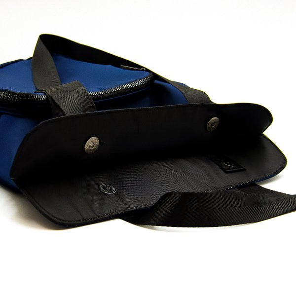 Шоппер Superbag Pocket, с внутренним креплением (карабин) и чехлом для мелочей - Шоппер Superbag Pocket, с внутренним креплением (карабин) и чехлом для мелочей (темно-синий с черным)