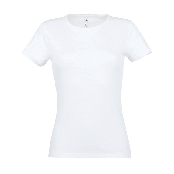 Футболка женская REGENT MISS 150 - Футболка женская MISS, белый, S, 100% хлопок, 150 г/м2