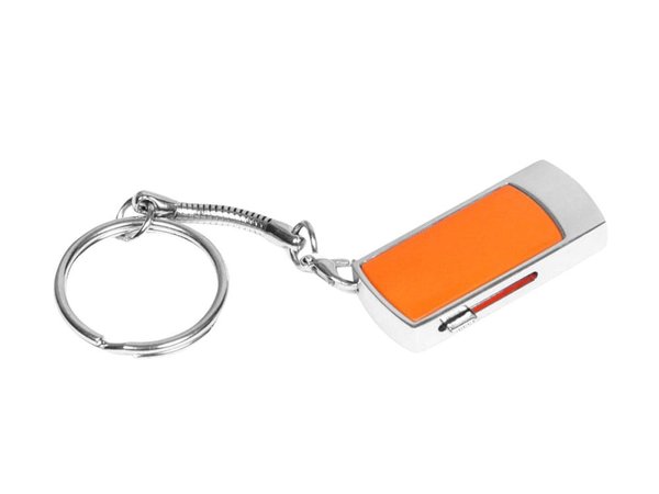 USB 2.0- флешка на 8 Гб с выдвижным механизмом и мини чипом - USB 2.0- флешка на 8 Гб с выдвижным механизмом и мини чипом