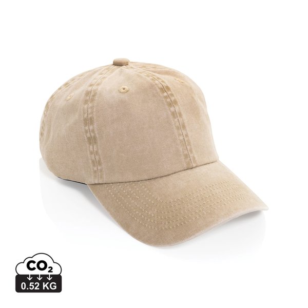 Бейсболка BEAU AWARE™ из хлопковой саржи, 6 клиньев, 270 г/м² - Бейсболка BEAU AWARE™ из хлопковой саржи, 6 клиньев, 270 г/м²