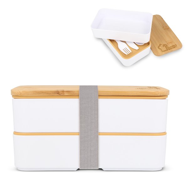 Ланчбокс Bento из ПП и бамбука - Ланчбокс Bento из ПП и бамбука
