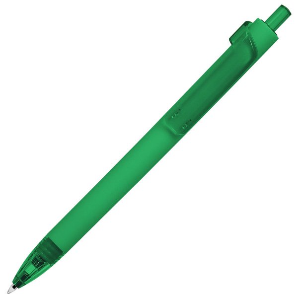 Ручка шариковая FORTE SOFT, покрытие soft touch - FORTE SOFT, ручка шариковая, зеленый, пластик, покрытие soft