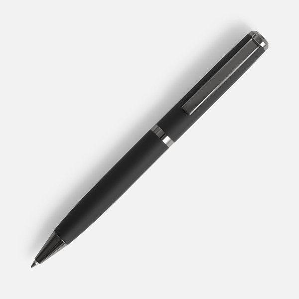 Ручка шариковая Inkish Gunmetal в футляре, черная