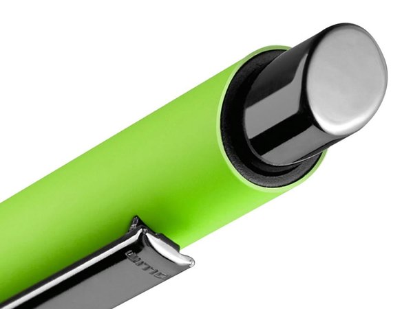 Металлическая шариковая ручка «Ellipse gum» soft touch с зеркальной гравировкой - Металлическая шариковая ручка «Ellipse gum» soft touch с зеркальной гравировкой
