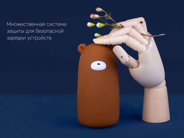 Внешний аккумулятор «NEO Teddy», 10000mAh - Внешний аккумулятор «NEO Teddy», 10000mAh