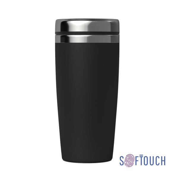 Термостакан "Эльбрус", покрытие soft touch - Термостакан "Эльбрус", покрытие soft touch черный