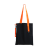 Шоппер Superbag black с ремувкой 4sb (чёрный с оранжевым)