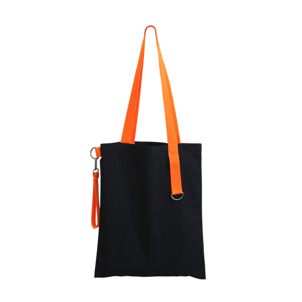 Шоппер Superbag black с ремувкой 4sb - Шоппер Superbag black с ремувкой 4sb (чёрный с оранжевым)