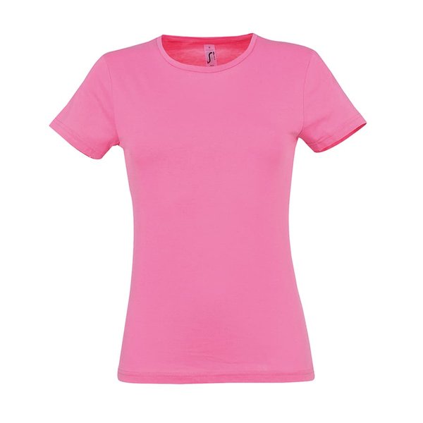 Футболка женская REGENT MISS 150 - Футболка "Miss", розовый_M, 100% х/б, 150 г/м2