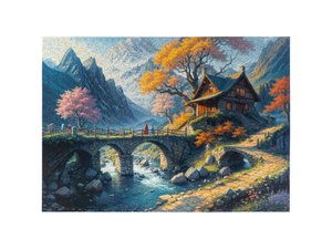 деревянный пазл «wonderhouse»