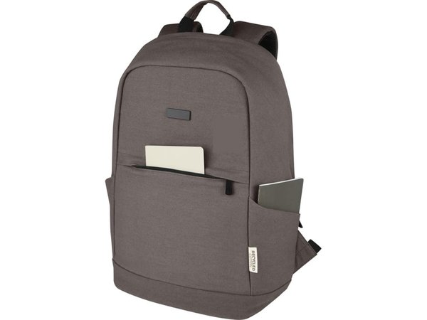 Противокражный рюкзак «Joey» для ноутбука 15,6« из переработанного брезента - Противокражный рюкзак «Joey» для ноутбука 15,6« из переработанного брезента