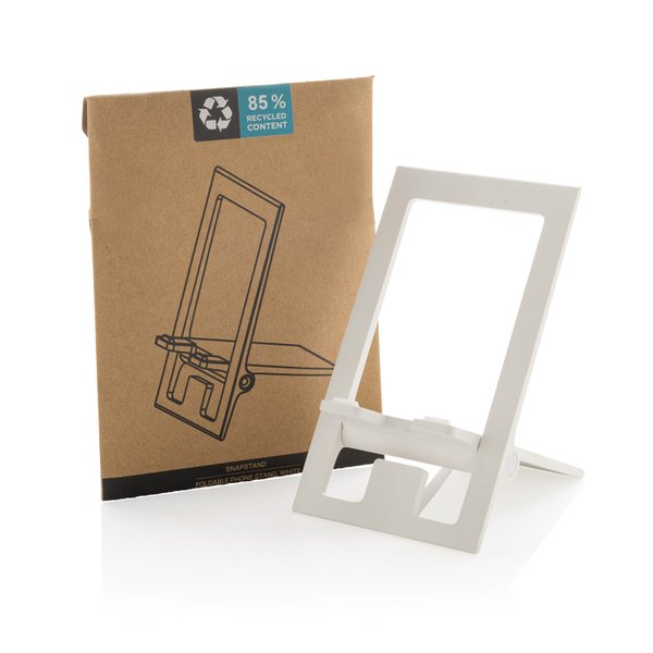 Складная подставка для телефона SnapStand из переработанного пластика RCS - Складная подставка для телефона SnapStand из переработанного пластика RCS