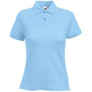 Поло женское POLO LADY-FIT 210 - Поло "Lady-Fit Polo", небесно-голубой_L, 97% х/б, 3% эластан, 220 г/м2