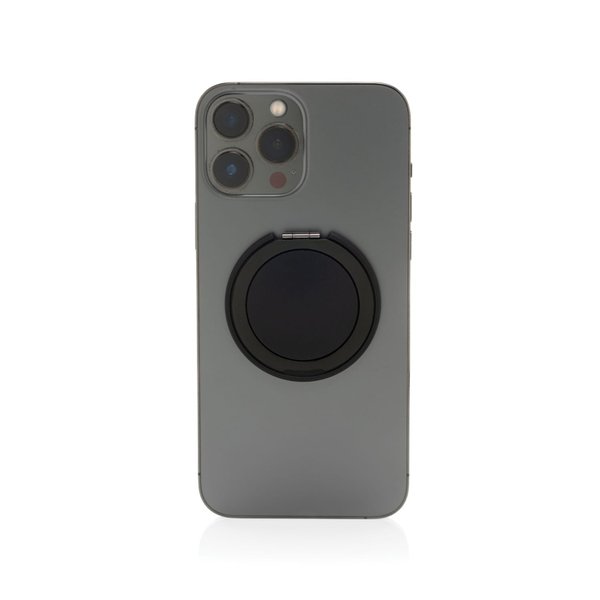 Магнитный держатель для телефона Terra Magnetic из переработанного пластика и алюминия RCS - Магнитный держатель для телефона Terra Magnetic из переработанного пластика и алюминия RCS