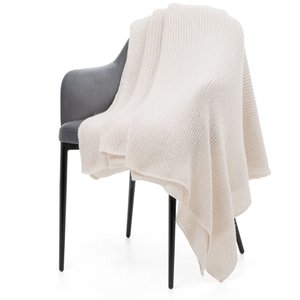 плед knitly, белый