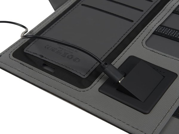 Органайзер с беспроводной зарядкой «Powernote», 5000 mAh - Органайзер с беспроводной зарядкой «Powernote», 5000 mAh