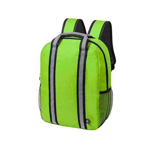 Рюкзак FABAX - Рюкзак "FABAX", ярко-зеленый, 38 x 28 x 12 см, 100% переработанный полиэстер 600D