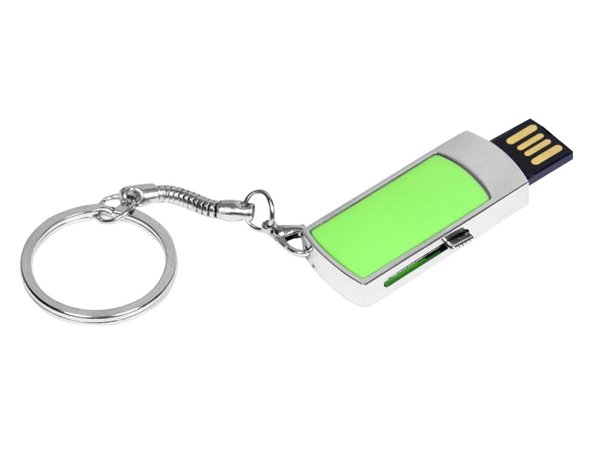 USB 2.0- флешка на 32 Гб с выдвижным механизмом и мини чипом - USB 2.0- флешка на 32 Гб с выдвижным механизмом и мини чипом