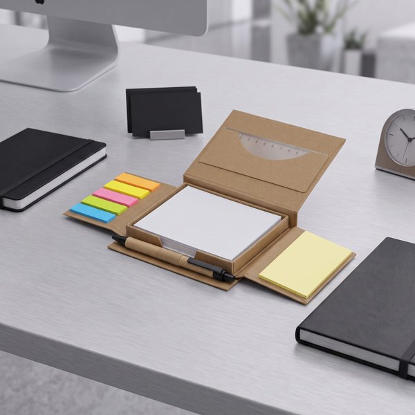 Канцелярский набор для записей «Stick box» - Канцелярский набор для записей «Stick box»