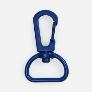 застежка-карабин snap hook, m, синяя