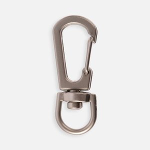 застежка-карабин snap hook, s, серебристая