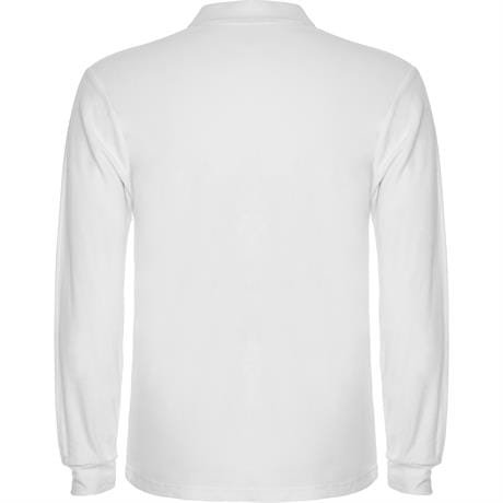 Футболка поло ESTRELLA L/S мужская - Футболка поло ESTRELLA L/S мужская, БЕЛЫЙ L