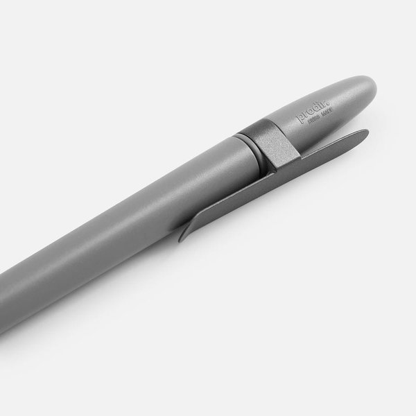 Ручка шариковая Prodir DS5 TSM Metal Clip, серая