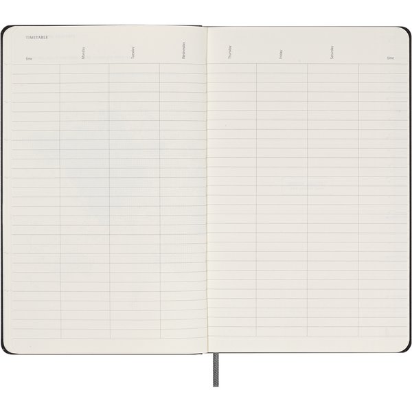 Планировщик Moleskine без даты на спирали - Планировщик Moleskine без даты на спирали