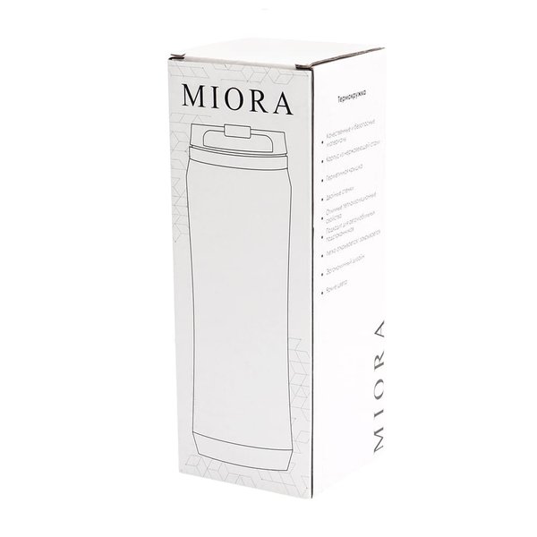 Термокружка Miora, белый - Термокружка Miora, белый