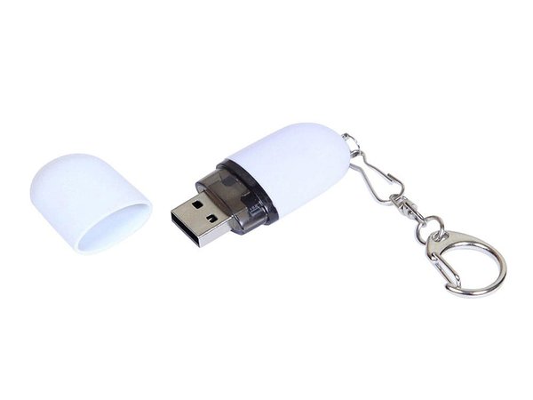 USB 2.0- флешка промо на 4 Гб каплевидной формы - USB 2.0- флешка промо на 4 Гб каплевидной формы