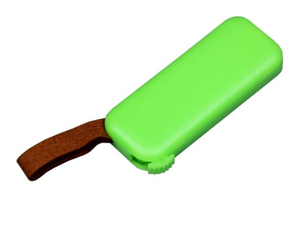 USB 2.0- флешка промо на 16 Гб прямоугольной формы, выдвижной механизм - USB 2.0- флешка промо на 16 Гб прямоугольной формы, выдвижной механизм