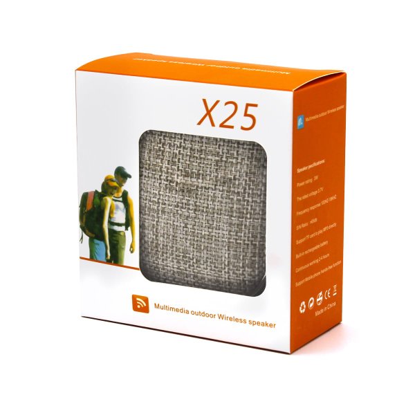 Беспроводная Bluetooth колонка X25 Outdoor (BLTS01) - Беспроводная Bluetooth колонка X25 Outdoor (BLTS01), серая