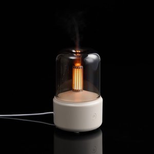увлажнитель-ароматизатор с подсветкой mistflicker, молочно-белый