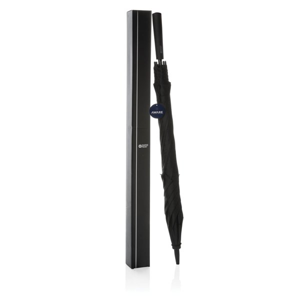 Зонт-трость антишторм Swiss Peak Tornado из rPET AWARE™, d116 см - Зонт-трость антишторм Swiss Peak Tornado из rPET AWARE™, d116 см