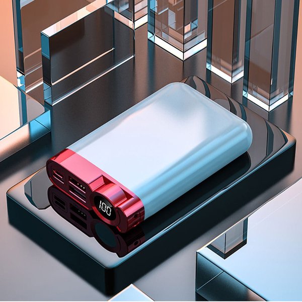Внешний аккумулятор Strom, 10000 mAh - Внешний аккумулятор Strom, 10000 mAh, красный