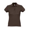 Поло женское PASSION, шоколадный, 2XL, 100% хлопок 170 г/м2