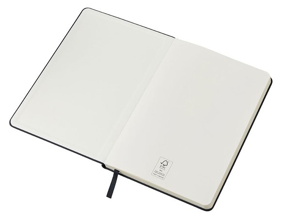 Бизнес-блокнот А5 «С3» soft-touch с магнитным держателем для ручки - Бизнес-блокнот А5 «С3» soft-touch с магнитным держателем для ручки