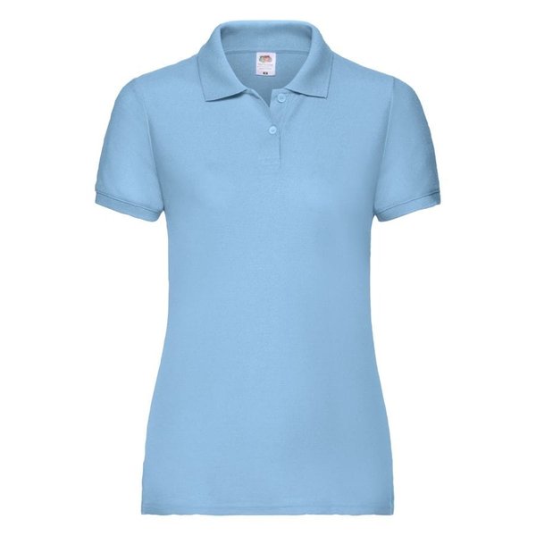 Поло женское 65/35 POLO LADY-FIT 180 - Поло "Lady-Fit 65/35 Polo", небесно-голубой_S, 65% п/э, 35% х/б, 180 г/м2