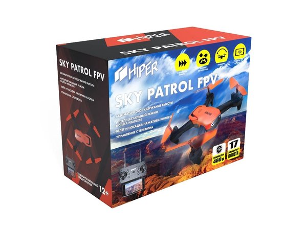 Радиоуправляемый квадрокоптер «SKY PATROL FPV» - Радиоуправляемый квадрокоптер «SKY PATROL FPV»
