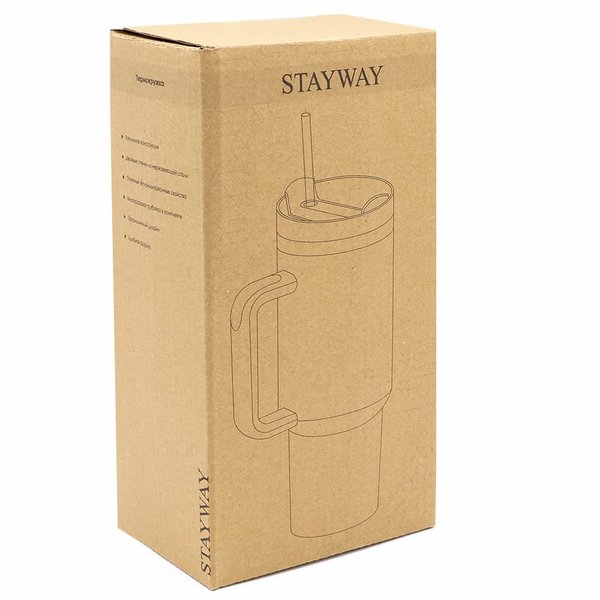 Термокружка Stayway - Термокружка Stayway, чёрный