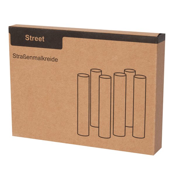 6 штук цветных мелков STREET, цветные - 6 штук цветных мелков STREET, цветные