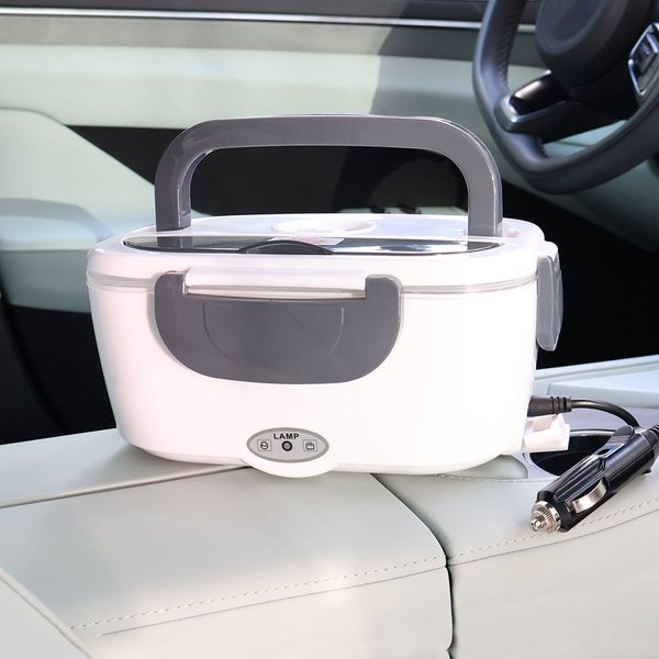 Ланчбокс с подогревом Autobox, серый - Ланчбокс с подогревом Autobox, серый