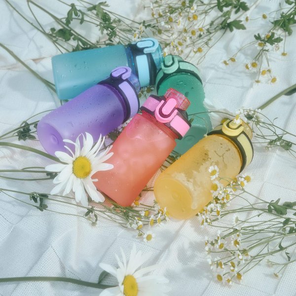Бутылка для воды Флип мини (Flip mini), желтая