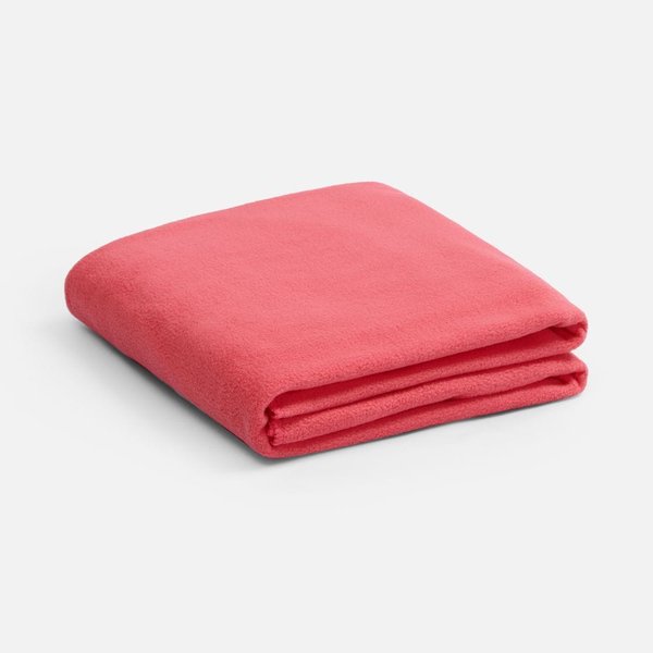 Флисовый плед Warm&amp;Peace XL, розовый (коралловый)