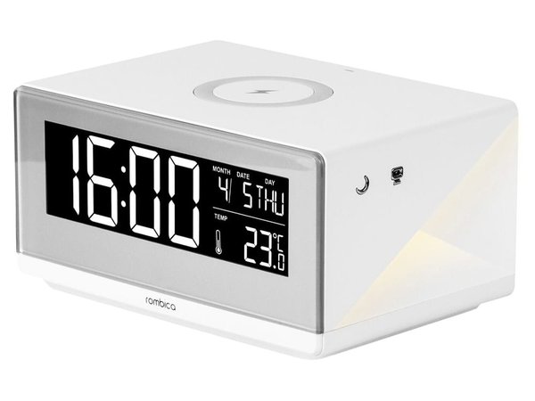 Часы с беспроводным зарядным устройством «Timebox 2» - Часы с беспроводным зарядным устройством «Timebox 2»